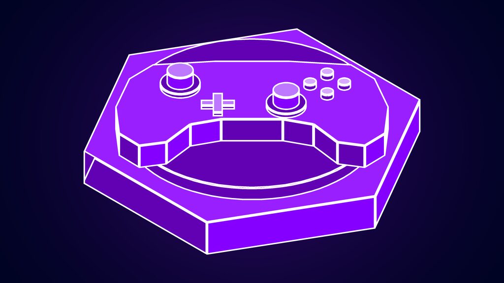 video game data ai world models gaming skills a game controller with two thumbsticks