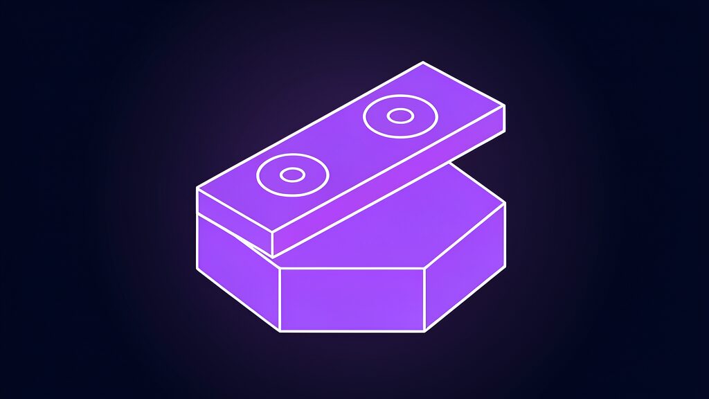 videoclaw style memory ai generation beta features e cassette tape lying flat with two round hubs