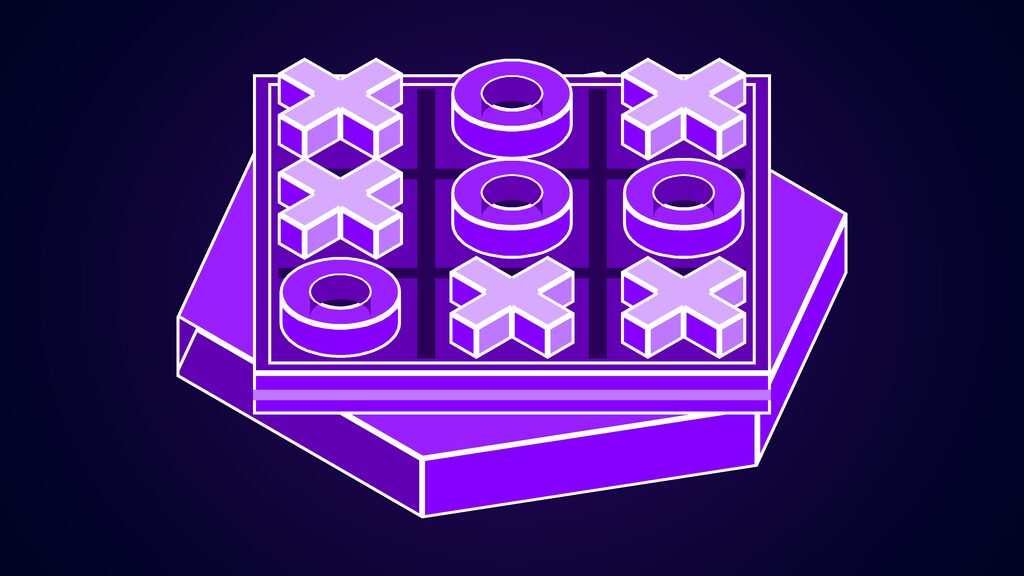 war games problem keep ai under control a tic tac toe board with chunky x and o pieces