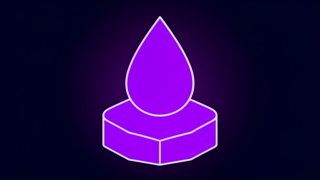 water usage effectiveness ai data centers a teardrop droplet on a round base