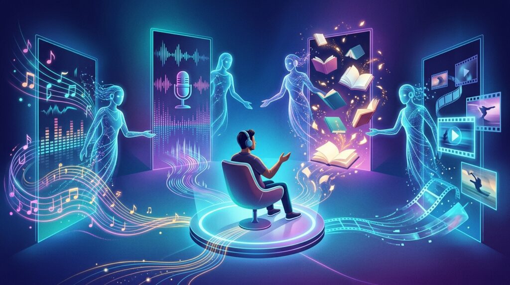 Spotify AI agents representing how assistants could connect people to digital entertainment