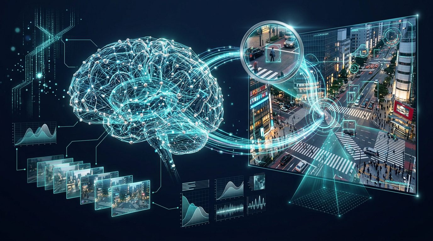 AI model analysing an image, scientific chart, and video frames through visual reasoning