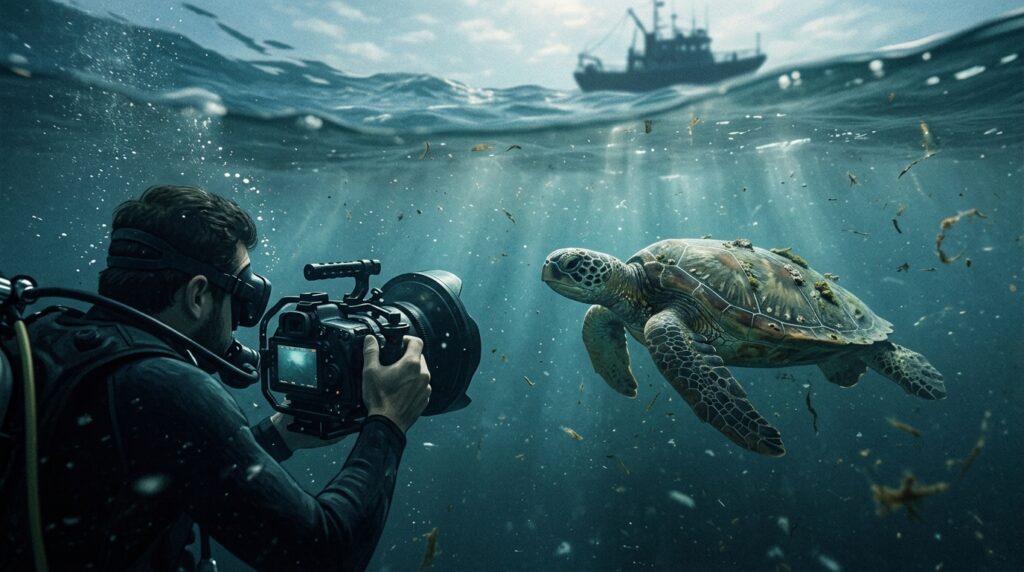Blue Planet III AI approach to authentic underwater documentary filming