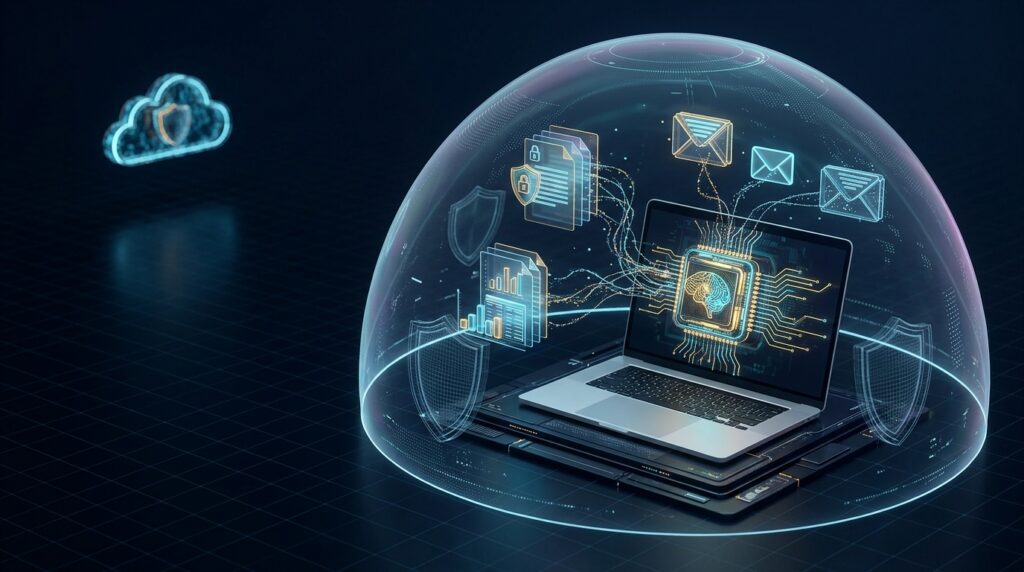 Perplexity Computer processing confidential files locally on a Mac for improved data control