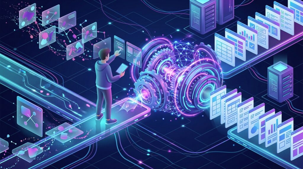 Decisions API Playground showing structured AI input and output testing