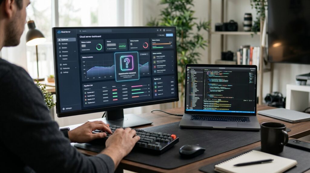 A developer testing an experimental AI model through a cloud API.