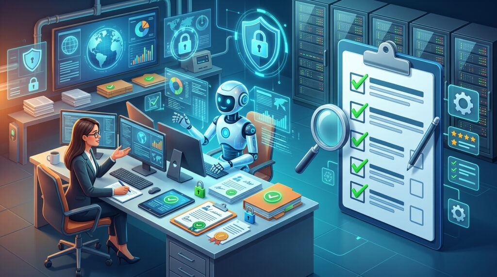 AI agents in journalism highlighting verification, transparency, human oversight and editorial accountability