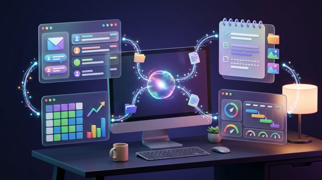 Perplexity Computer automating local productivity workflows across notes email and spreadsheets