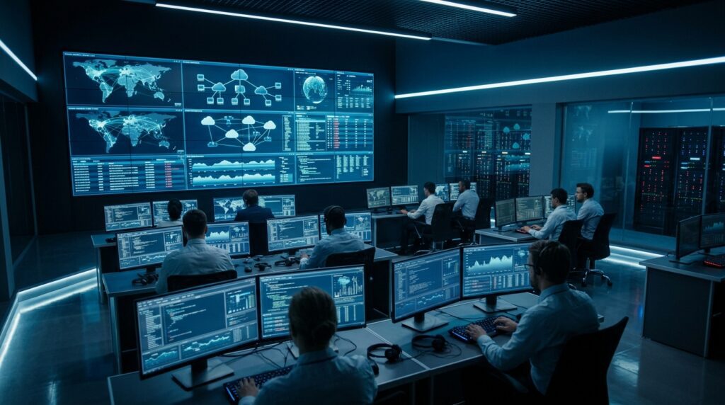 Enterprise security operations monitoring cloud infrastructure and AI development integrations