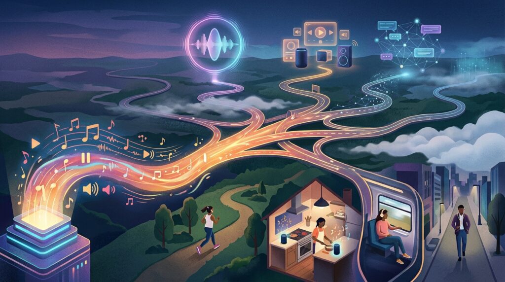 Spotify AI agents symbolising the company’s strategy to grow through AI assistants