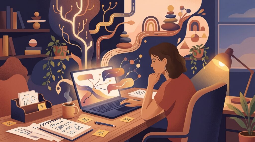 AI chatbots and mental health support through reflection, problem-solving, and exploring alternative perspectives