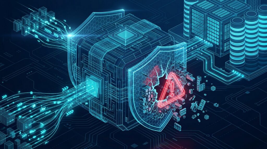 Illustration of a vulnerable PHP processing engine exposing web server infrastructure to security risks