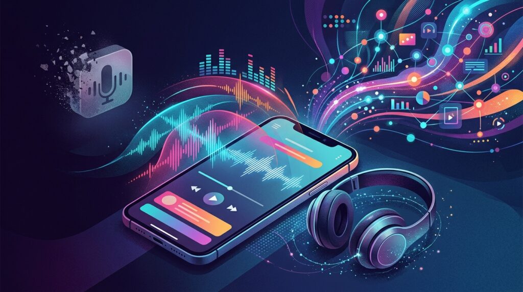 AI graveyard example featuring an AI-powered audio briefing application