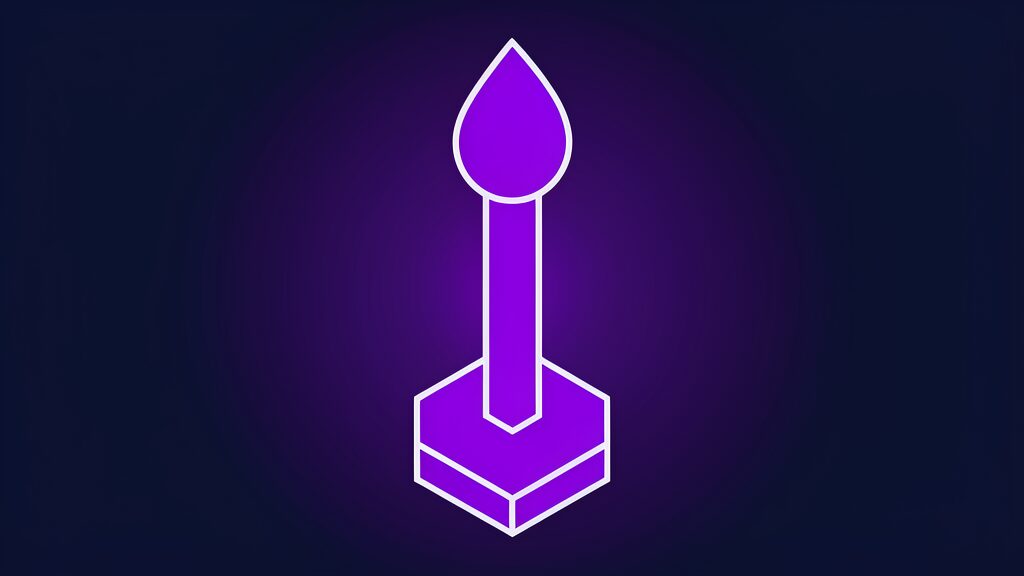 Lit match with a small flame, standing for AI-generated ideas striking fast