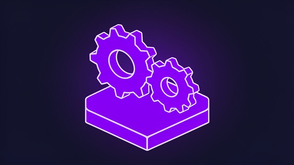 ai generated ideas working with people e two meshing gears one shape