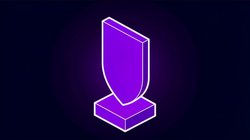 Solid shield symbolising the practical safeguards behind the Bank of America password warning