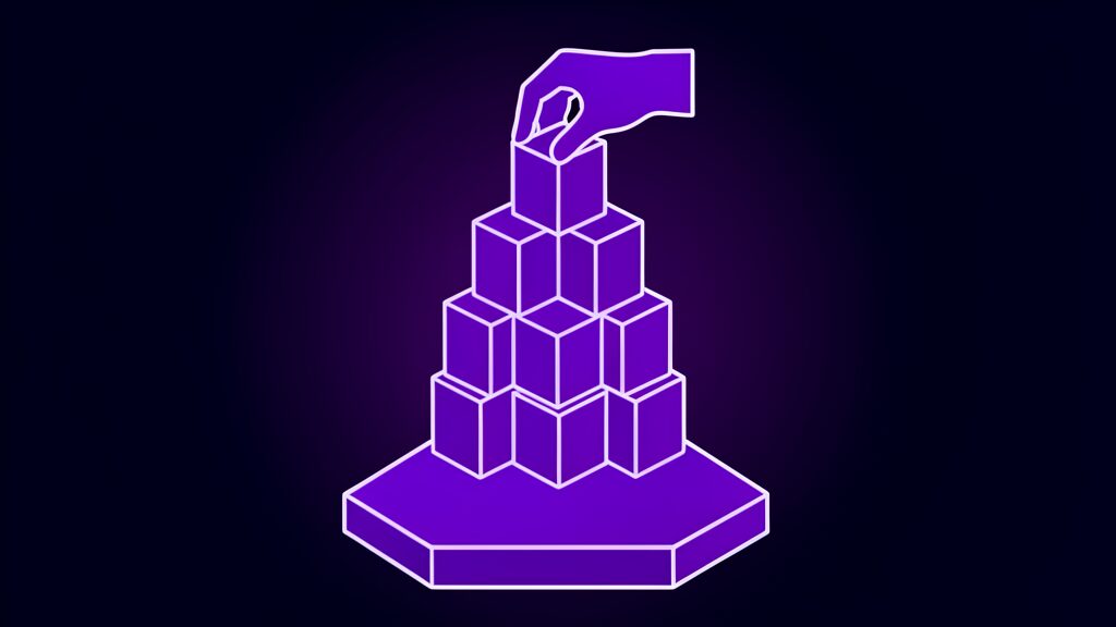 human in the loop 4 0 d cube stack with last cube