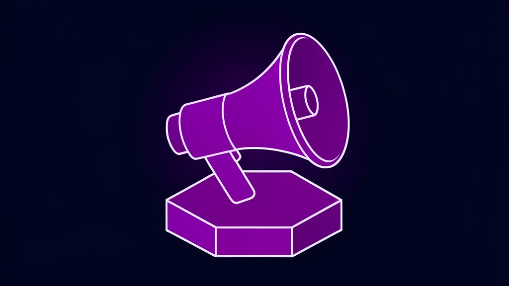 Megaphone horn standing for why voice AI is in vogue right now