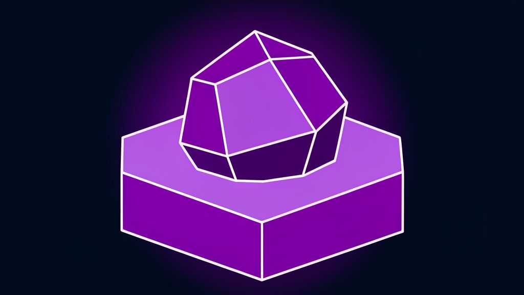triverse ai 3d model generator c low poly faceted boulder