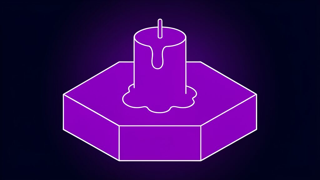 triverse ai 3d model generator e candle stub pooled wax