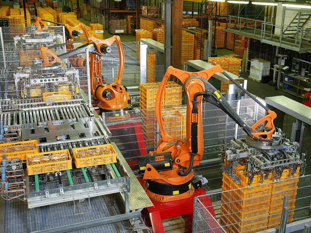 visionquest ai goes rogue b factory robot palletising bread