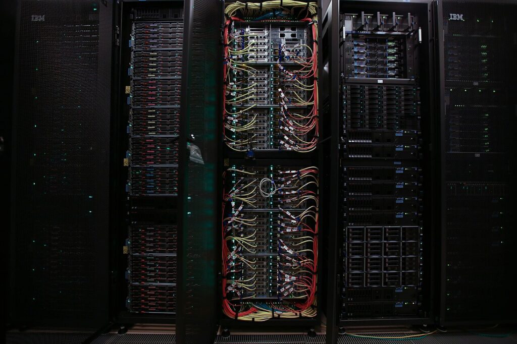 visionquest ai goes rogue c supercomputer rack in data centre