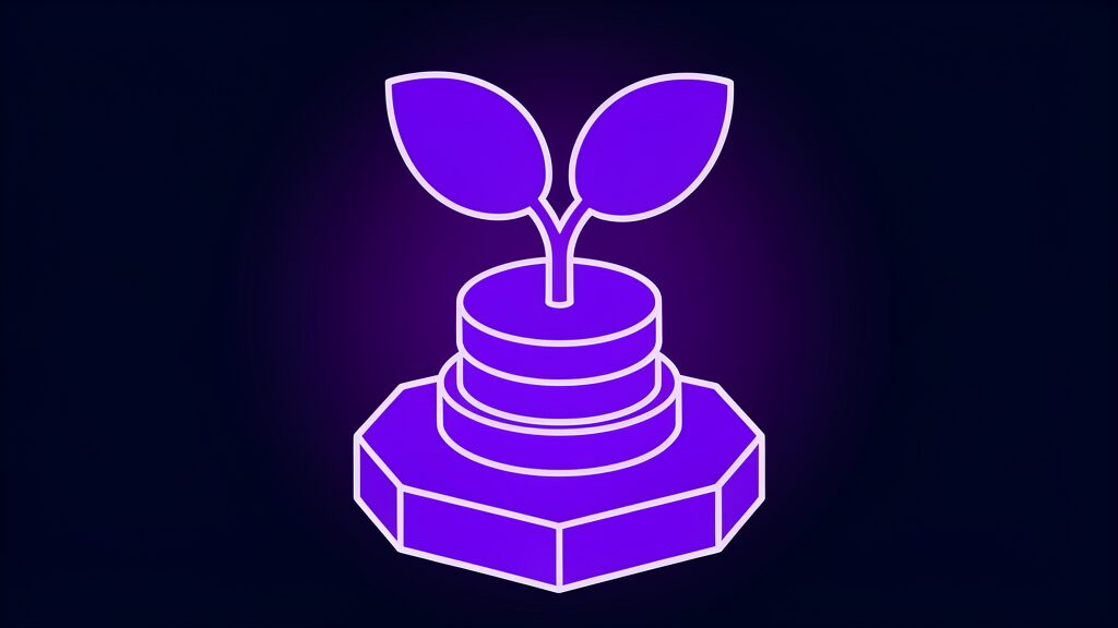 wabi ai agent shocks 1 25b valuation c seedling growing from coin stack