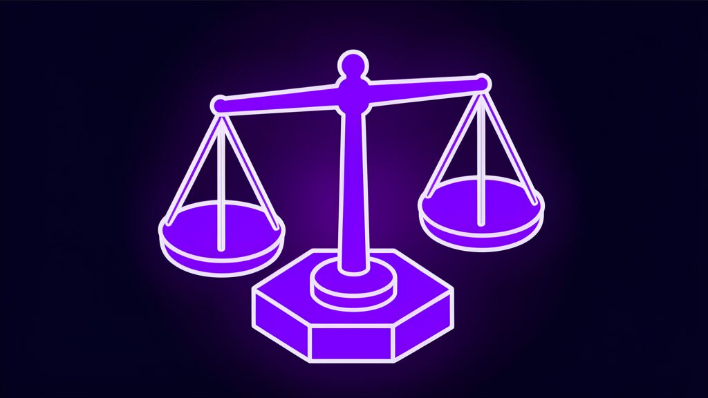 Balance scale comparing ways of booking restaurant reservations