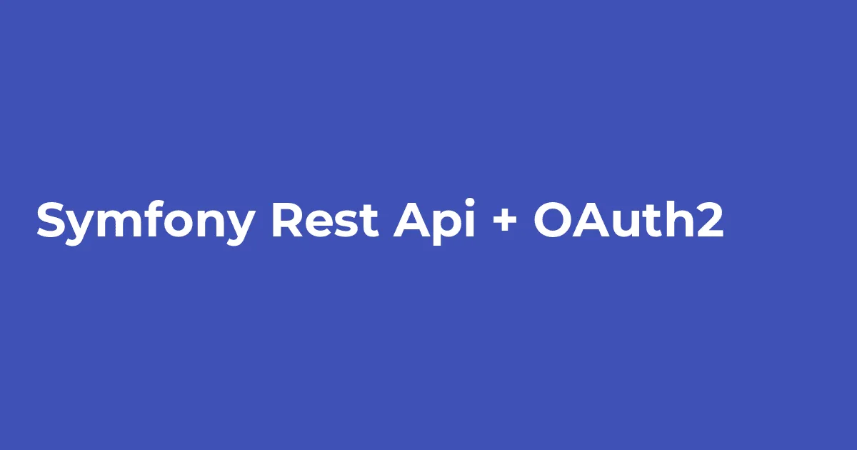 Symfony Messenger and OAuth2