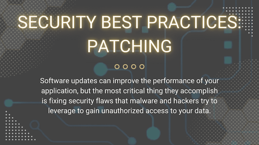 Best Practices for Security Patching