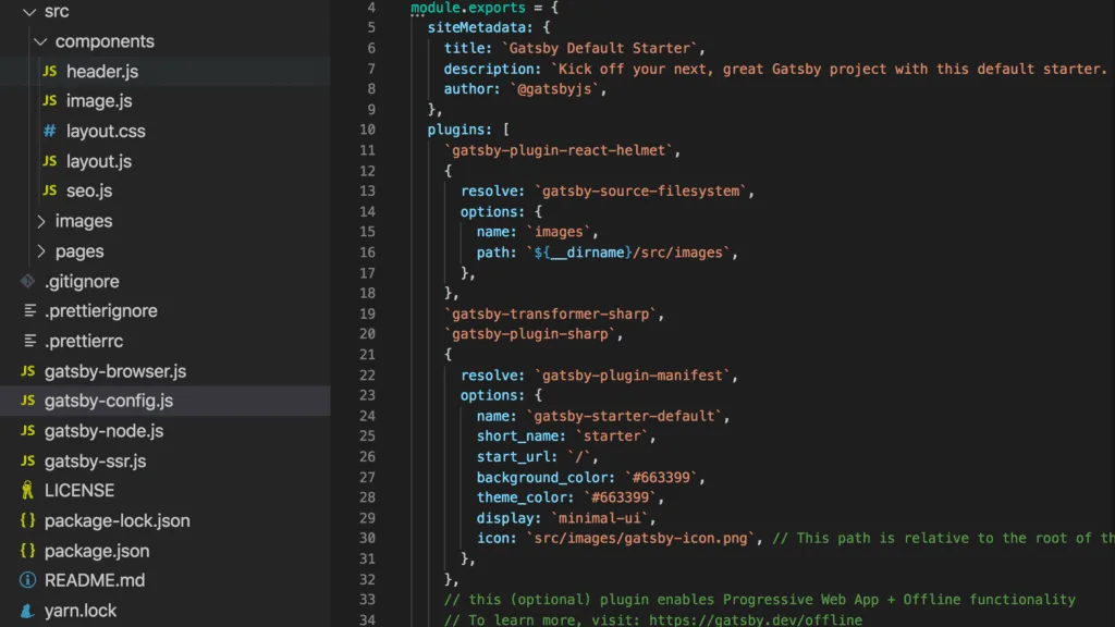 Understanding the Gatsby File Structure
