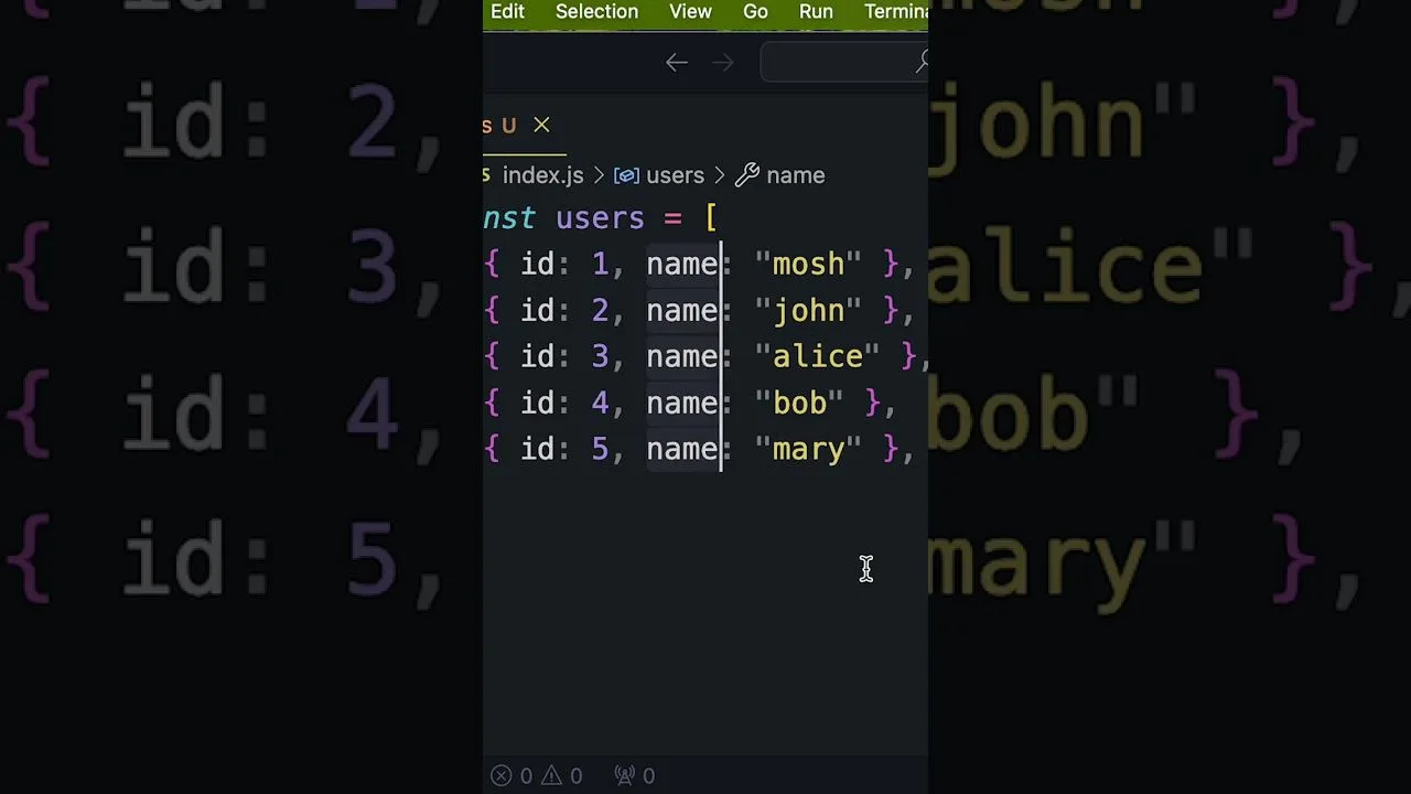 Image for Level Up Your Coding Game with Multi cursor Editing