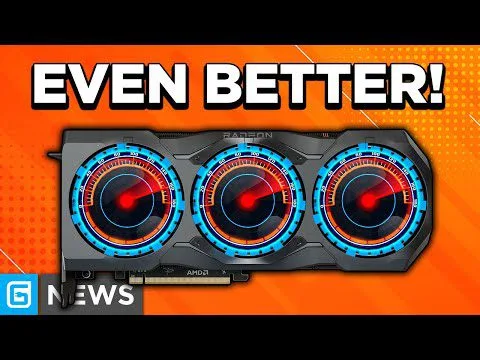 progressive Robot banner reading EVEN BETTER! above a triple-fan graphics card on an orange background, with G NEWS logo