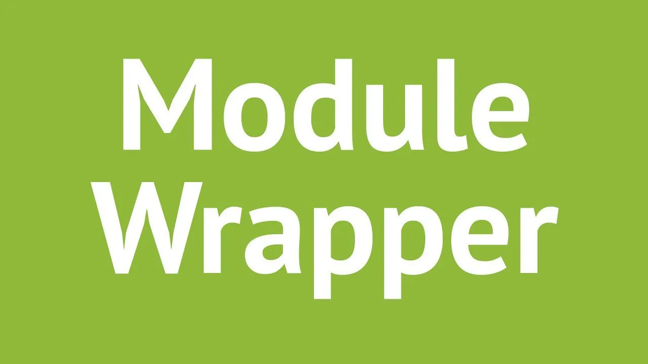 Progressive Robot text reading Module Wrapper on a green background