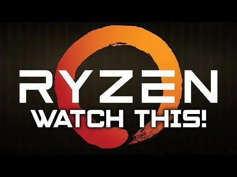 progressive Robot Ryzen logo with the text "WATCH THIS!" on a dark background