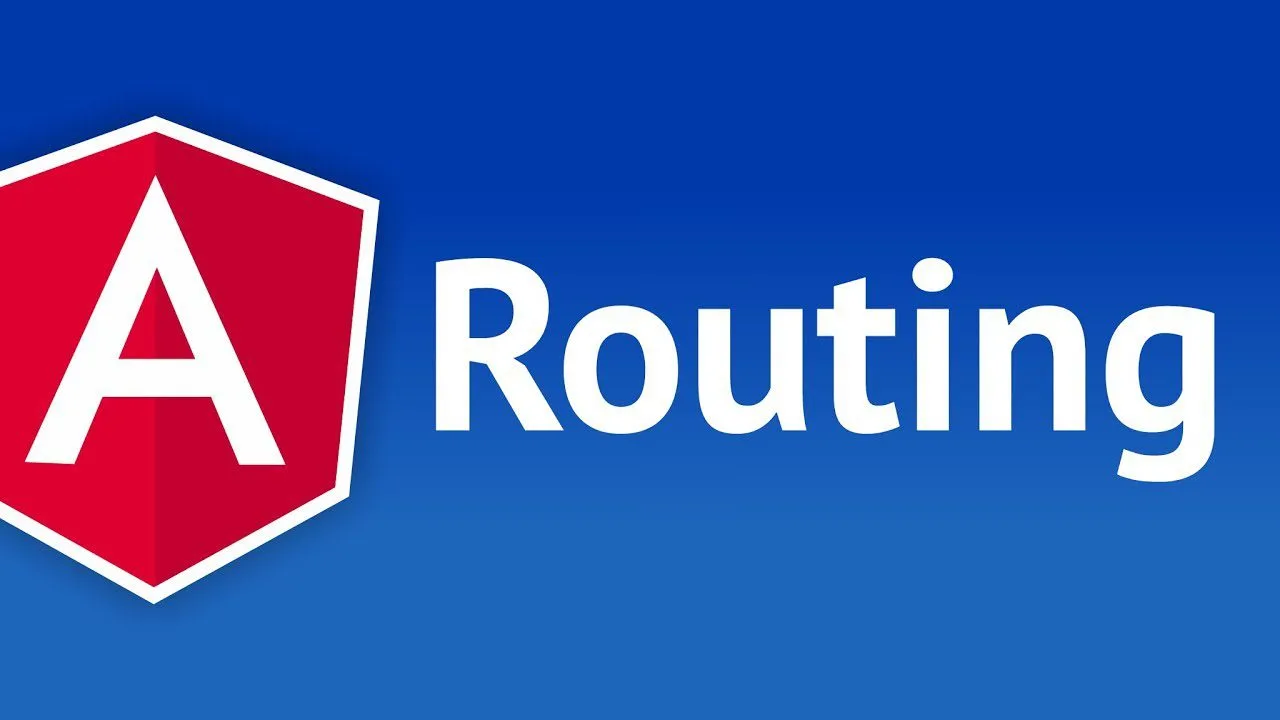Progressive Robot Angular logo with a red shield and white “A” next to the word “Routing” on a blue background