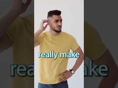 progressive Robot man in a yellow T-shirt scratching his head, with overlaid text reading "really make"