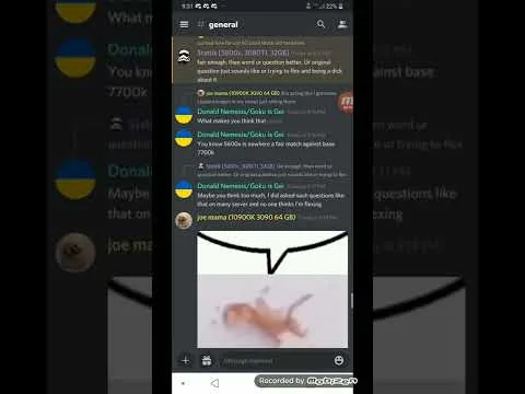 Progressive Robot - Smartphone screenshot of a chat app showing a blurred insect image and message list, with “Recorded by Mobizen” at bottom