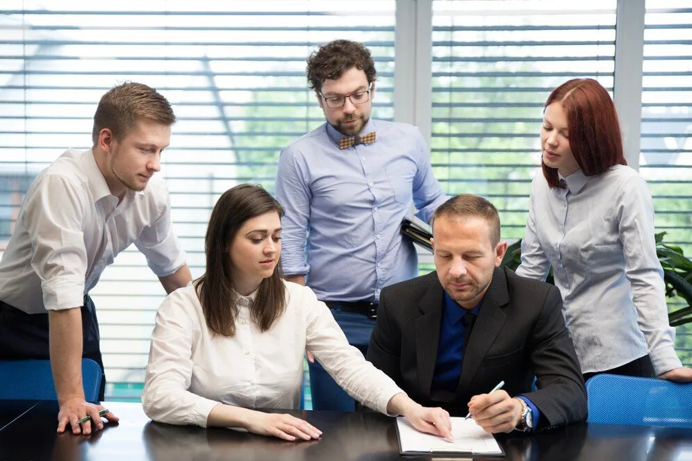 Data Protection 38 team-reviewing-a-compliance-checklist