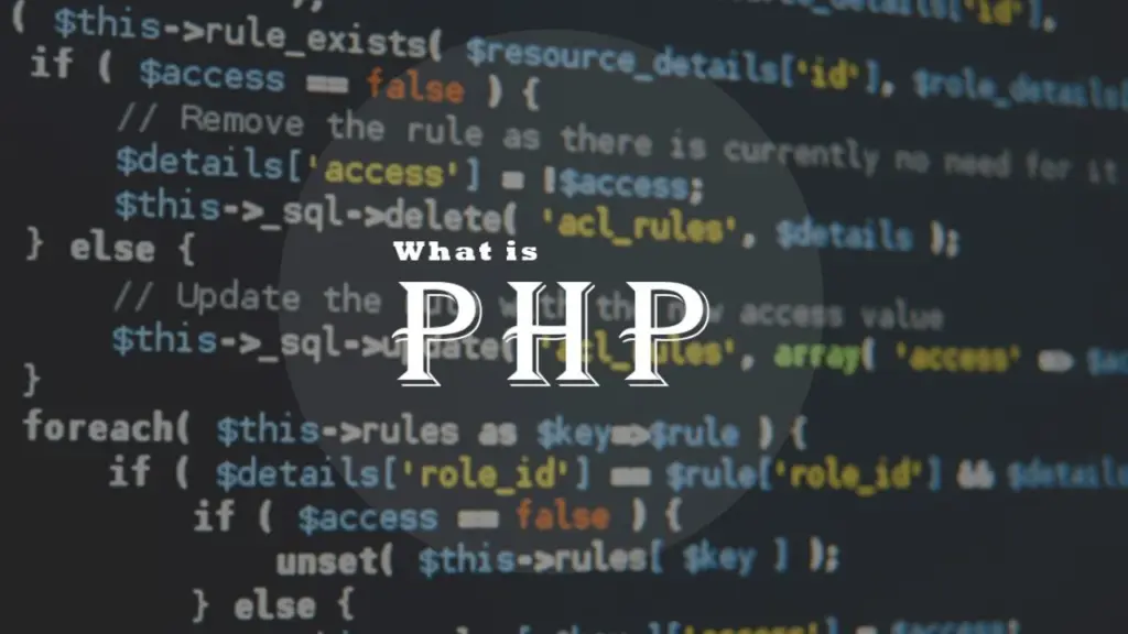 What Is PHP?