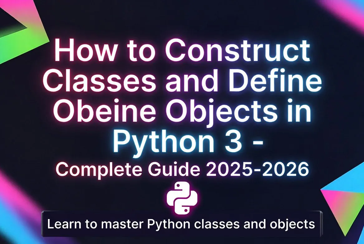 Class and Instance Variables in Python 3 – Complete Guide 2025–2026