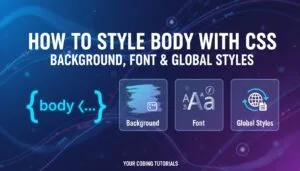 How to Style Body with CSS – Background, Font & Global Styles 2025–2026