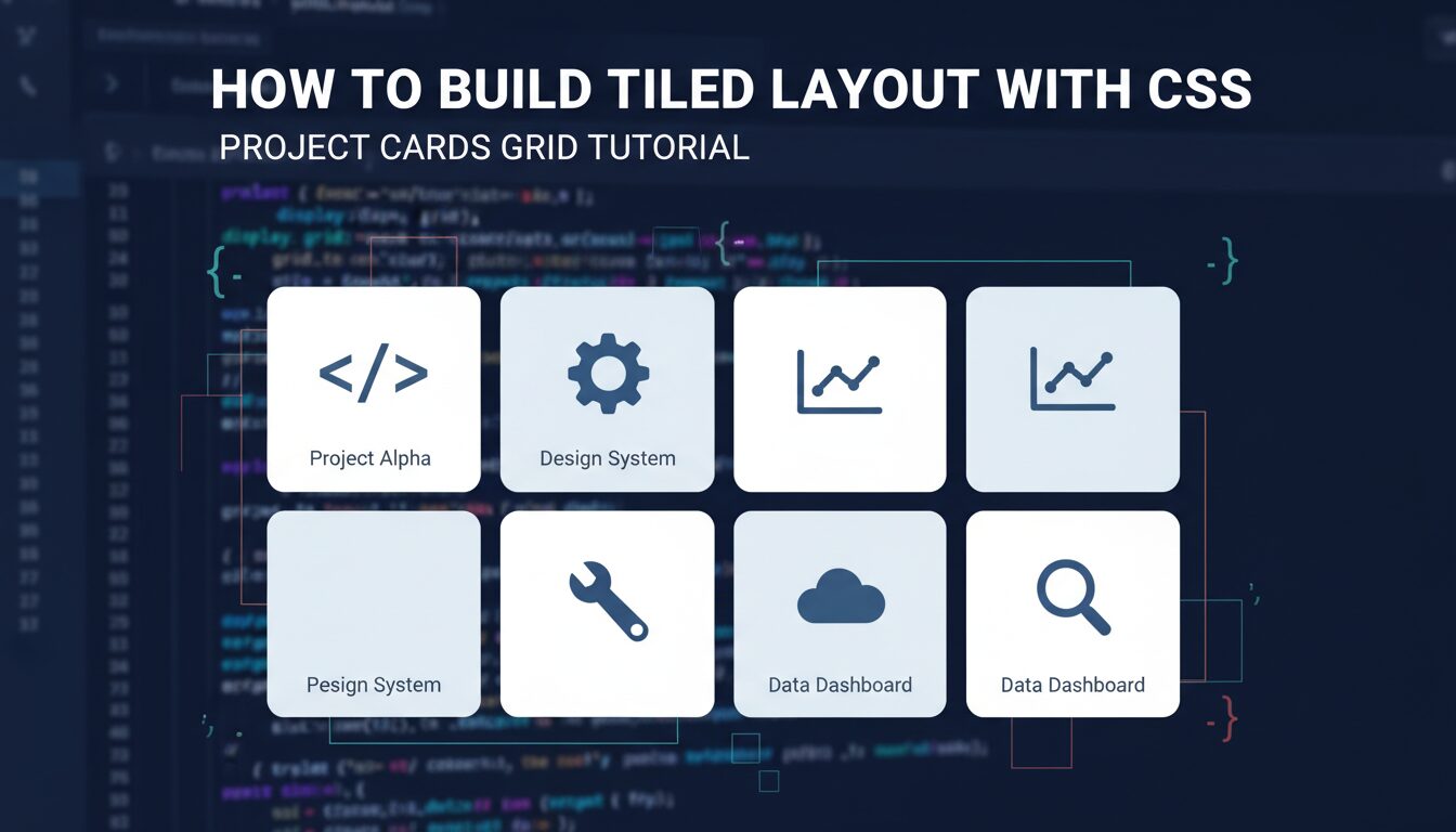 Tiled Layout with CSS: How to Build Tiled Layout with C - Progressive Robot