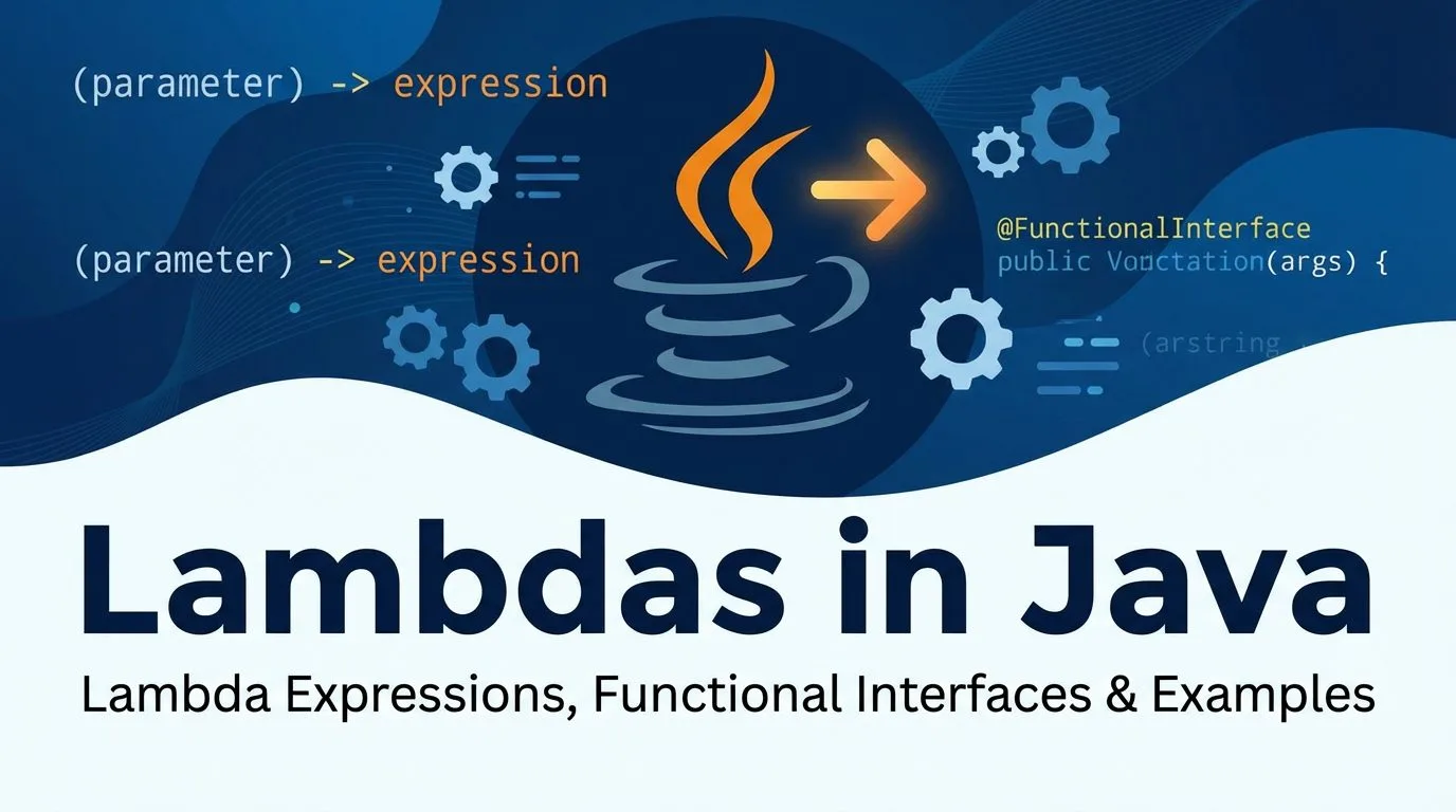 Lambdas in Java – Lambda Expressions, Functional Interfaces & Examples 2025–2026