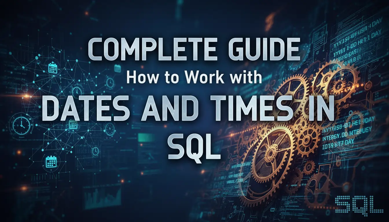 Complete Guide: How to Work with Dates and Times in SQL