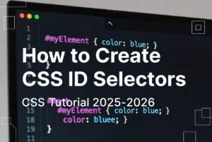 How to Create CSS ID Selectors – CSS Tutorial 2025–2026