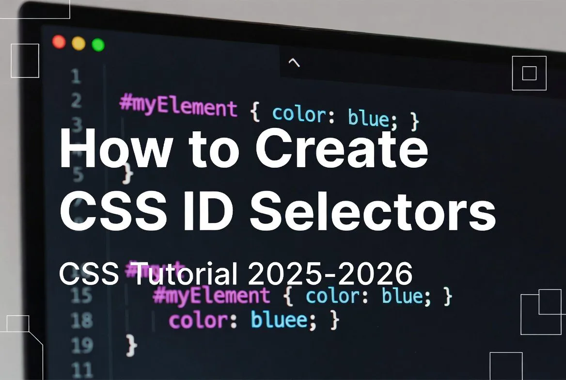 How to Create CSS ID Selectors – CSS Tutorial 2025–2026