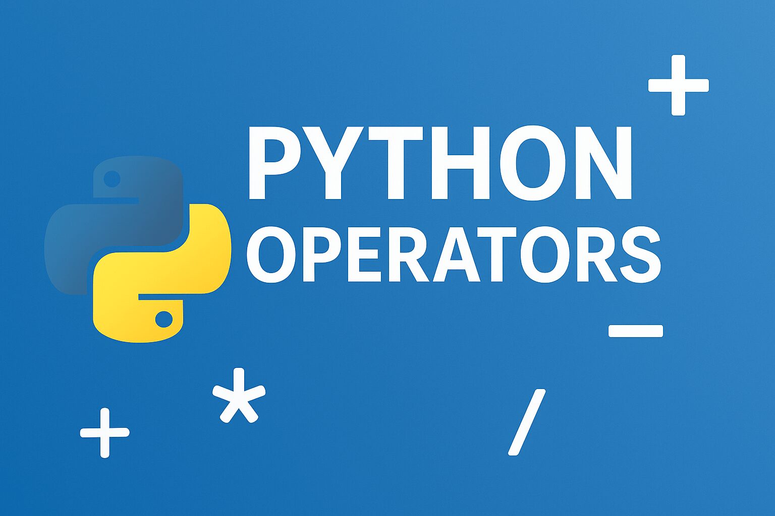 Do Math in Python 3 with Operators: How to Do Math in P - Progressive Robot