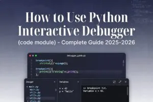 How to Use Python Interactive Debugger (code module) – Complete Guide 2025–2026