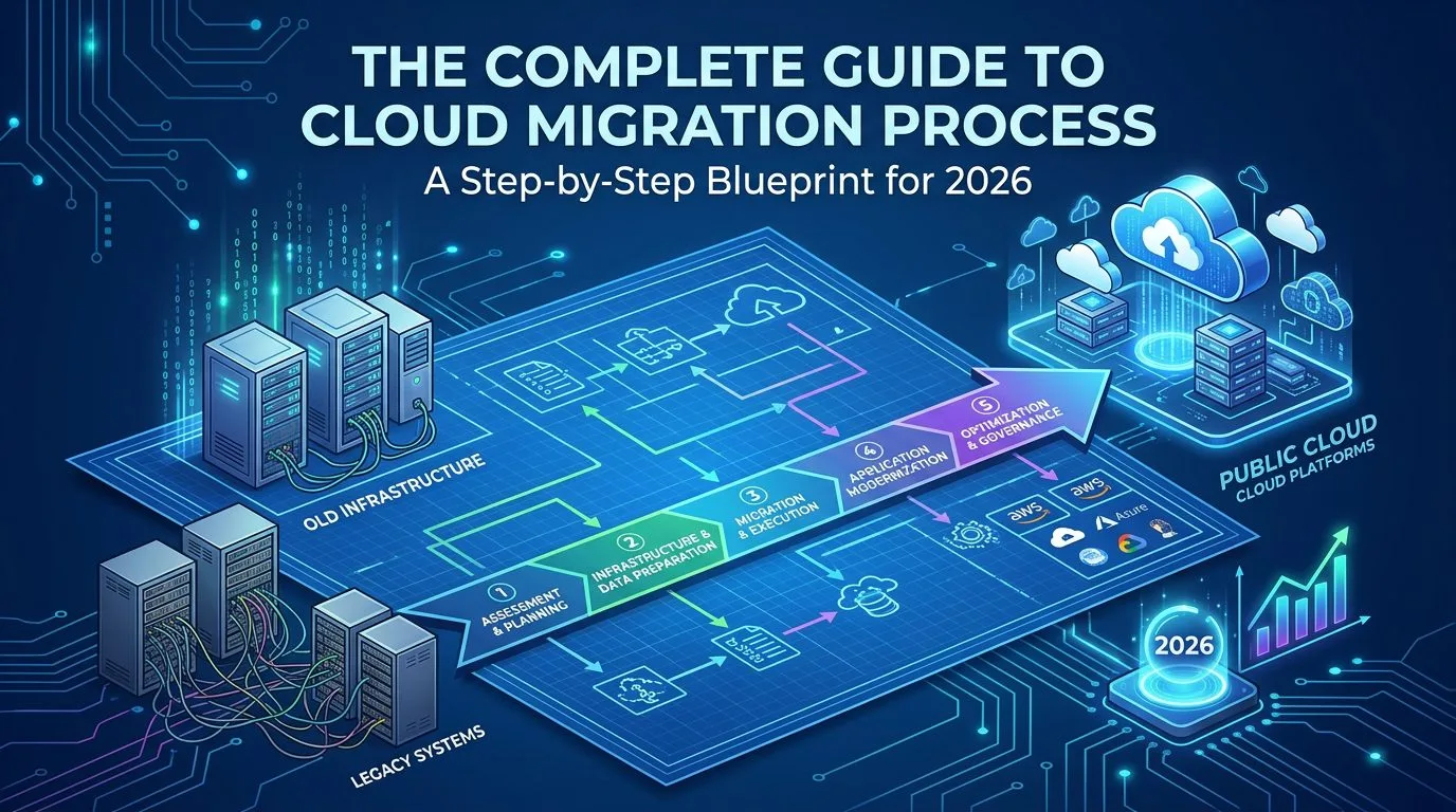The Complete Guide to Cloud Migration Process: A Step-by-Step Blueprint for 2026